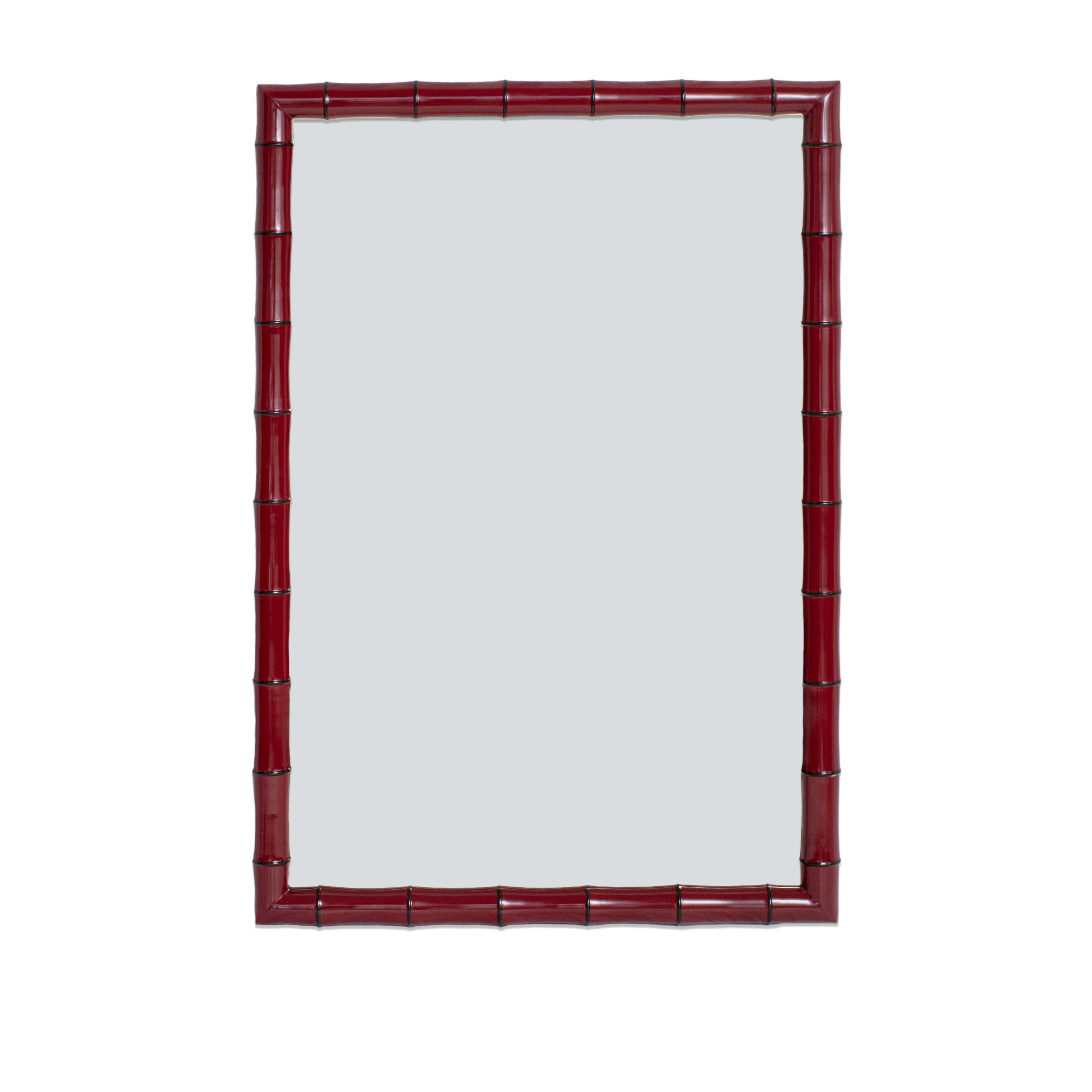 Salvesen Graham | Cane Rectangle Mirror Ruby | Mirrors